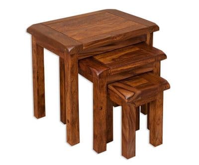 Vellar Indian Sheesham Nest of Tables
