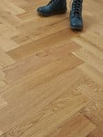 Burghley Herringbone Oak Flooring 15x120mm UV-Oiled H1011A