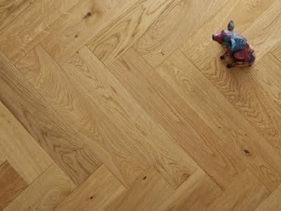 Chalfield Herringbone Oak Flooring 15x120mm Brushed & UV-Oiled H1018A
