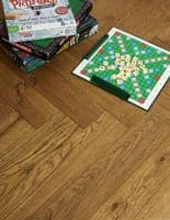 Chatsworth Herringbone Oak Flooring 15x120mm Cognac UV-Oiled H1013A