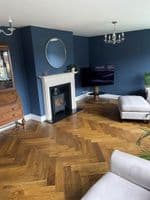 Chatsworth Herringbone Oak Flooring 15x120mm Cognac UV-Oiled H1013A