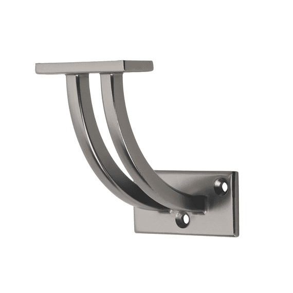 Contemporary Gun Metal Wall Mounted Handrail Bracket (Pack of 1)