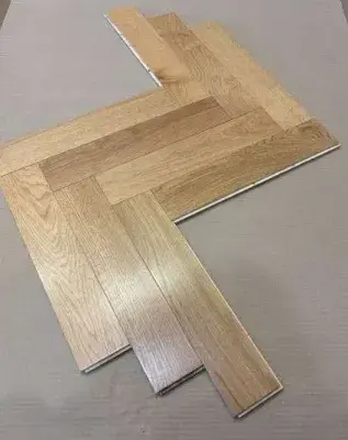 Contract Herringbone Oak Flooring 14x90mm Satin Lacquer BFCH113