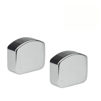 Elements White Oak Wall Handrail Kit in Polished Chrome