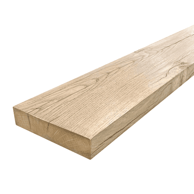 French Oak 38x135mm Rustic Character Wall Shelf