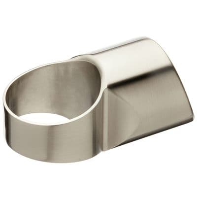 Fusion Brushed Nickel Half Landing  Connector for Newel to Handrail