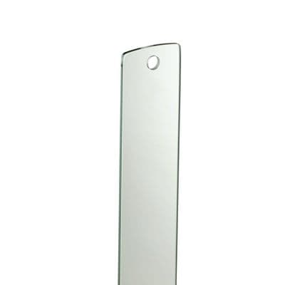 Fusion Infill Landing Return Glass Panel for Staircase 80x756mm (Pack of 1)
