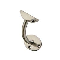 Fusion White Oak 54mm Mopstick Round Wall Handrail Kit in Brushed Nickel