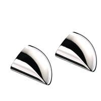 Fusion White Oak 54mm Mopstick Round Wall Handrail Kit in Polished Chrome