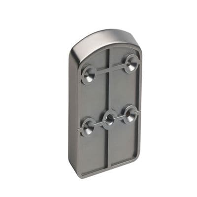 Immix Handrail Bottom Rake Connector in Gun Metal