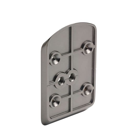 Immix Handrail Top Rake Connector in Gun Metal