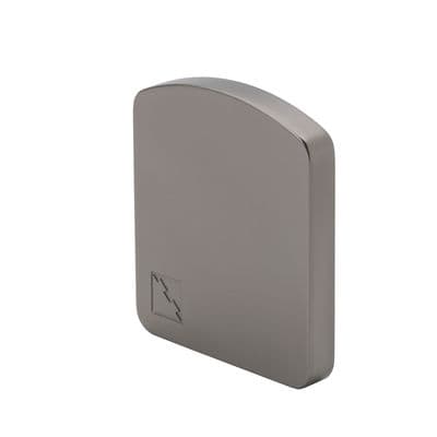 Immix Wall Mounted Handrail End Cap in Gun Metal