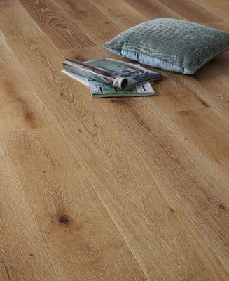 Lock Sheil Rustic Oak Flooring 14x190mm Brushed & UV-Oiled