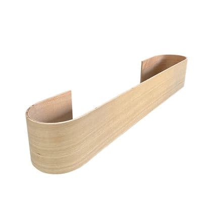 Oak Bullnose Curtail Stair Riser Single Go Double End 228x1240mm