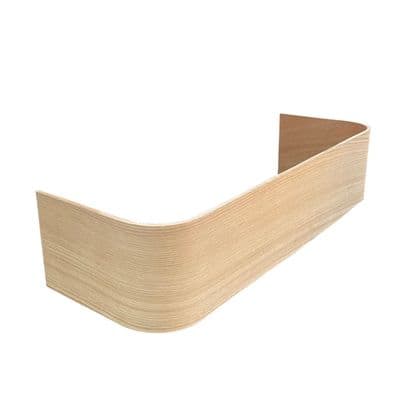 Oak Bullnose Stair Riser Double End 300x830mm