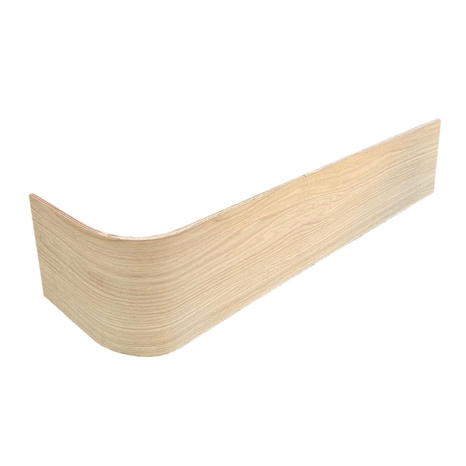 Oak Bullnose Stair Riser Single End 220x1030mm