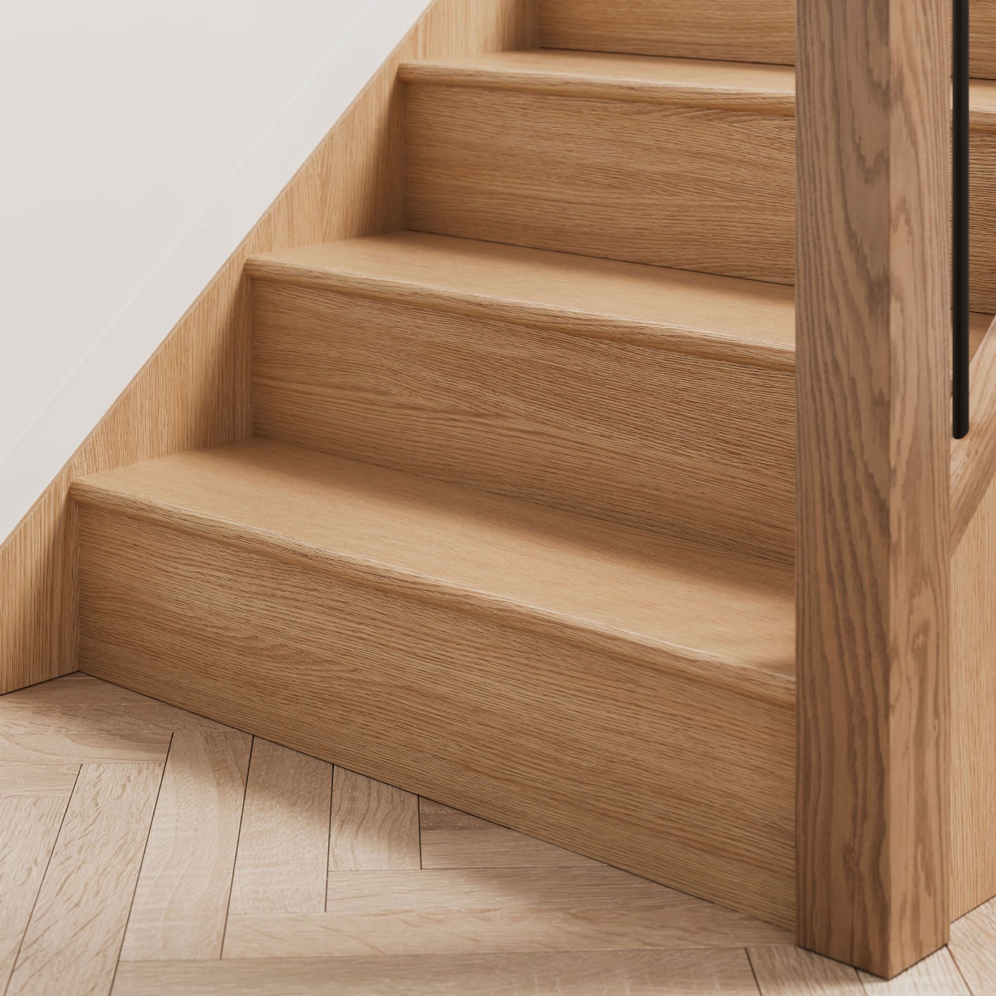 Oak Stair Tread & Riser Cladding Kit by Richard Burbidge