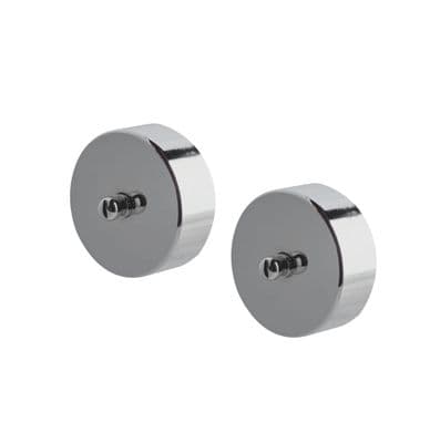 OSD Polished Chrome Mopstick Handrail End Caps for 44mm Mopstick Pack of 2