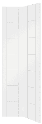 Palermo Internal Door White Primed Bi-Fold by XL Joinery