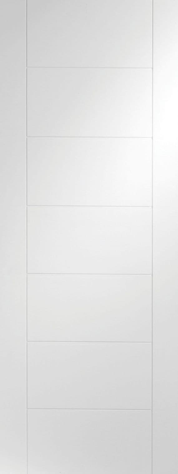 Palermo Internal Door White Primed Fire Door FD30 by XL Joinery