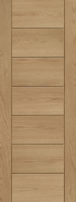 Palermo Statement Solid Oak Internal Door Unfinished by XL Joinery