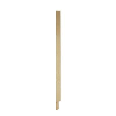 Pine 1.0m Spigot Utility Half Newel Post 43x90mm Square Edge