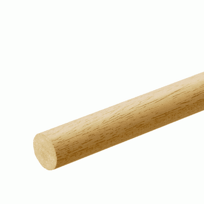 Pine 25mm Round Dowel Moulding 2.4m