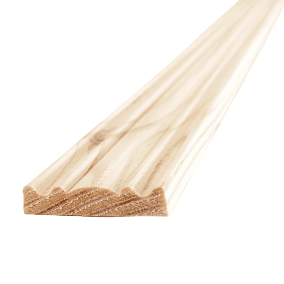 Pine Cover Decorative Panel Moulding 7x35x2400mm