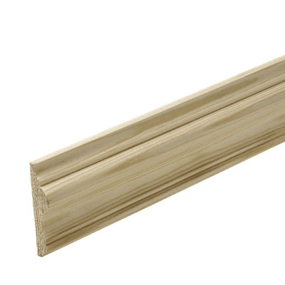 Pine Dado Rail Decorative Moulding 18x69x2400mm