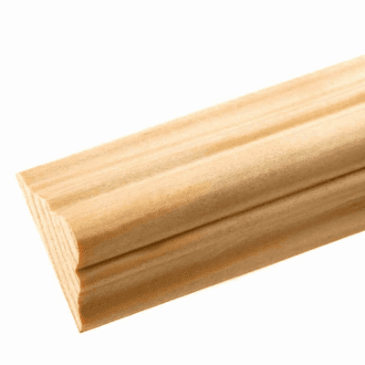 Pine Double Astragal Decorative Moulding 20x44x2400mm