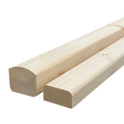 Pine Elements Handrail & Baserail Set Un-Grooved