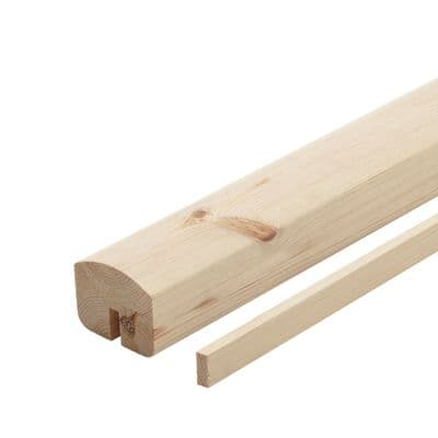 Pine Elements Handrail for Glass Panel 8mm