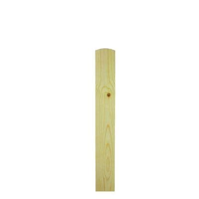 Pine Newel Base Post 90x90x915mm Square Edge