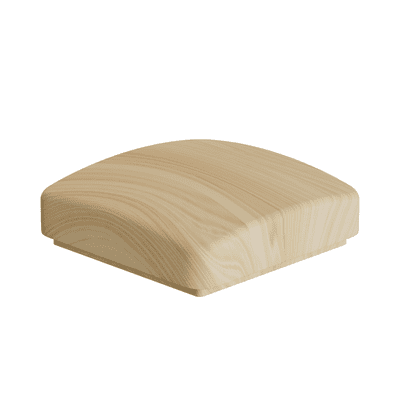 Pine Purra Newel Post Cap 90x90mm