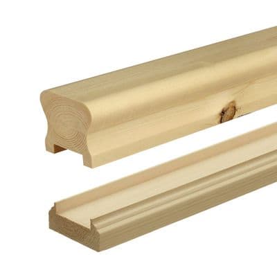Pine Trademark HDR Handrail & Baserail Kit 41mm Groove