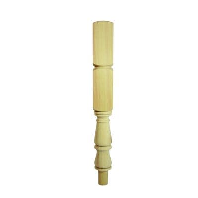 Pine Trademark Intermediate Newel Turn Post 90x90x710mm