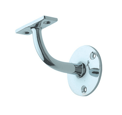 Polished Chrome Wall Mounted Handrail Bracket Pack of 5