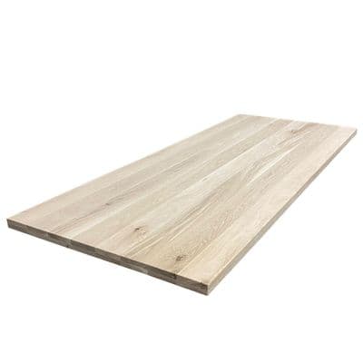 Rustic Solid Oak Restaurant Table Top 38x700x1200mm