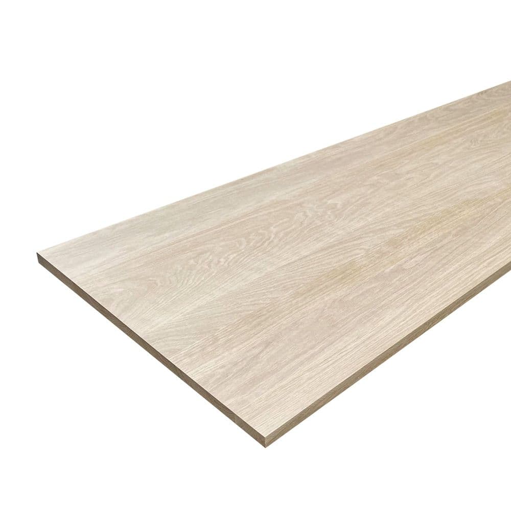 Solid Oak Deep Shelf Board 18x300mm Square Edge