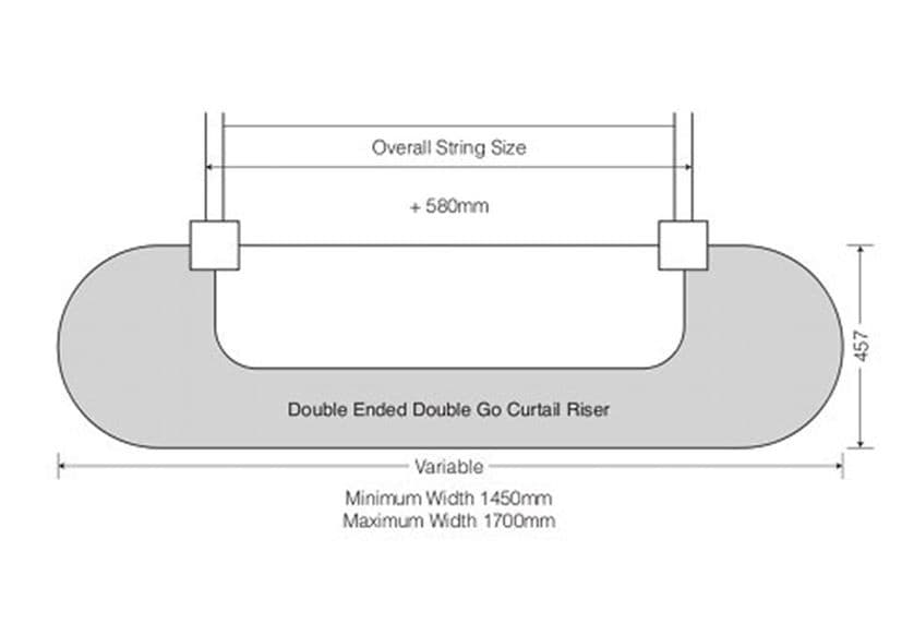 Solid Oak Double End Bullnose Double Go Curtail Stair Tread & Riser Kit ...