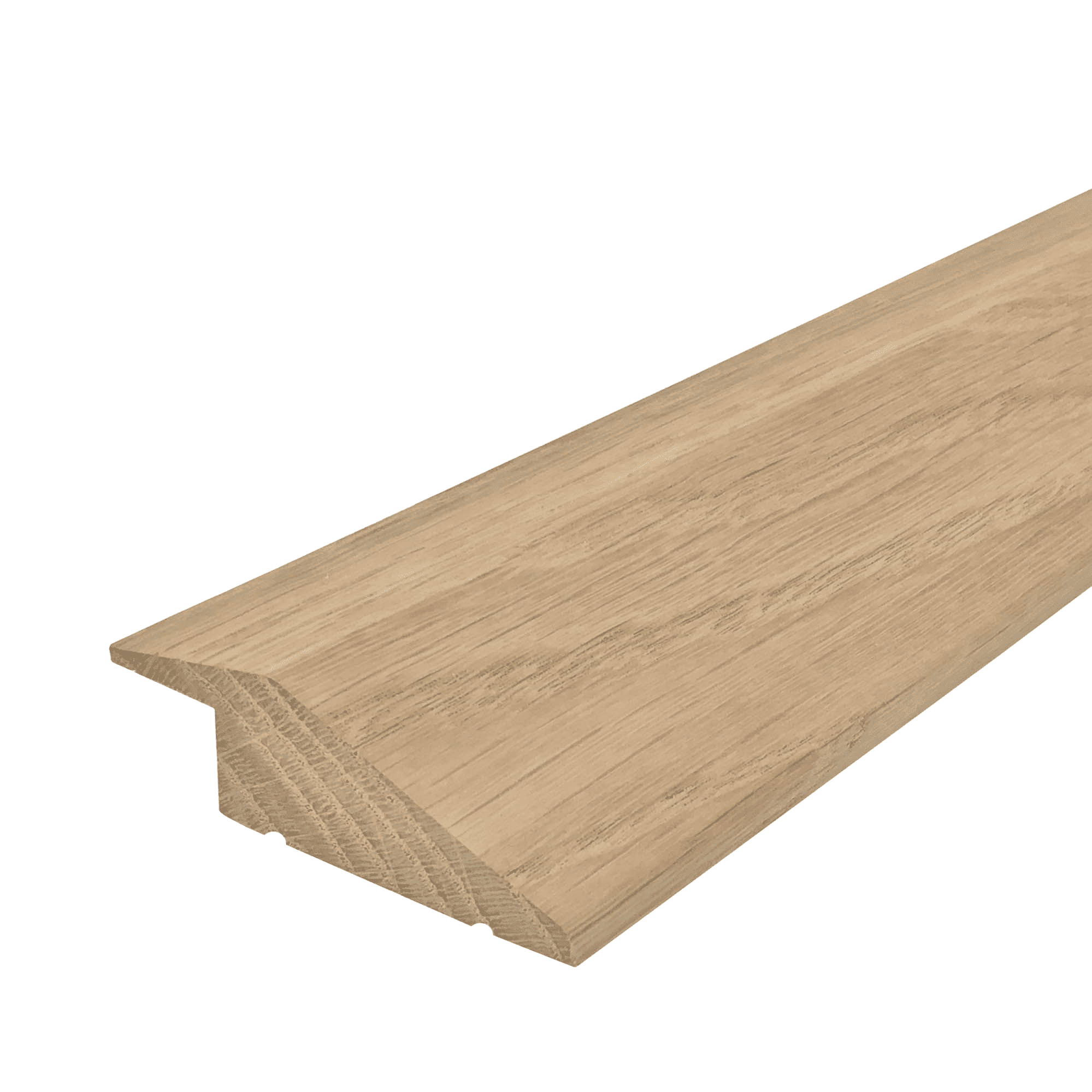 Solid Oak Floor Threshold Ramp R2 Various Lengths & Rebate Sizes