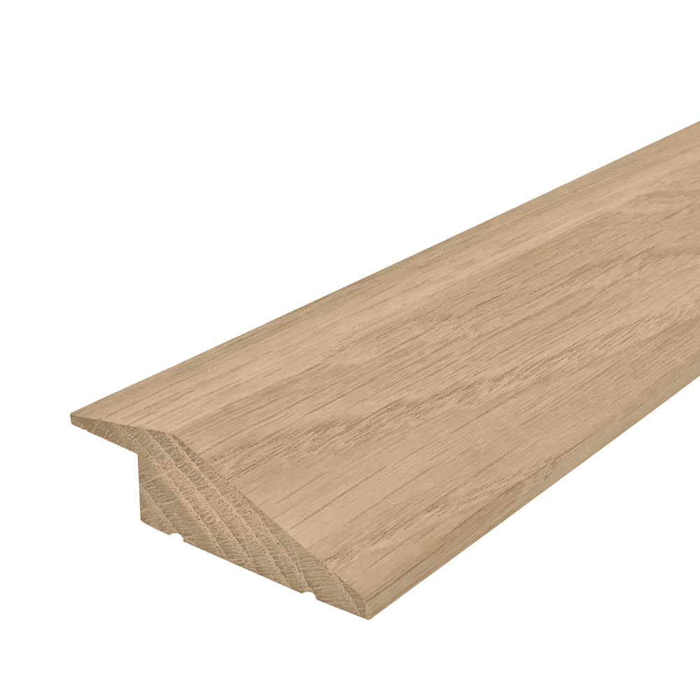 Solid Oak Floor Threshold Ramp R2 Various Lengths & Rebate Sizes