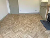 Solid Oak Herringbone Flooring 22x70x280mm Rustic Grade H1001A
