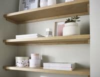 Solid Oak PAR Shelf Board 25x250mm Square Edge
