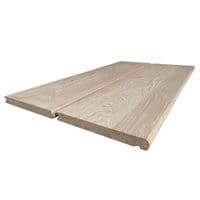 Solid Oak Staircase Landing Tread Cladding Kit 22x1000x1000mm