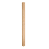 Solid White Oak 1 5m Full Newel Post 90mm x 90mm Square Edge
