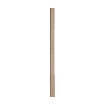 Solid White Oak 1100mm Stop Chamfer Spindle Baluster 32x32mm