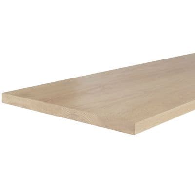 Solid White Oak 2.0m Worktop 40mm x 620mm Full Length Wide Stave