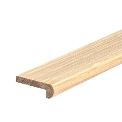 Solid White Oak 8x25mm Hockey Stick Slimline Edge Capping