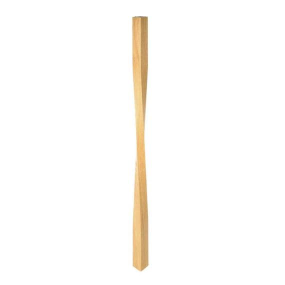 Oak Twist Spindle 41x900mm | Solid Oak Twisted Spindles
